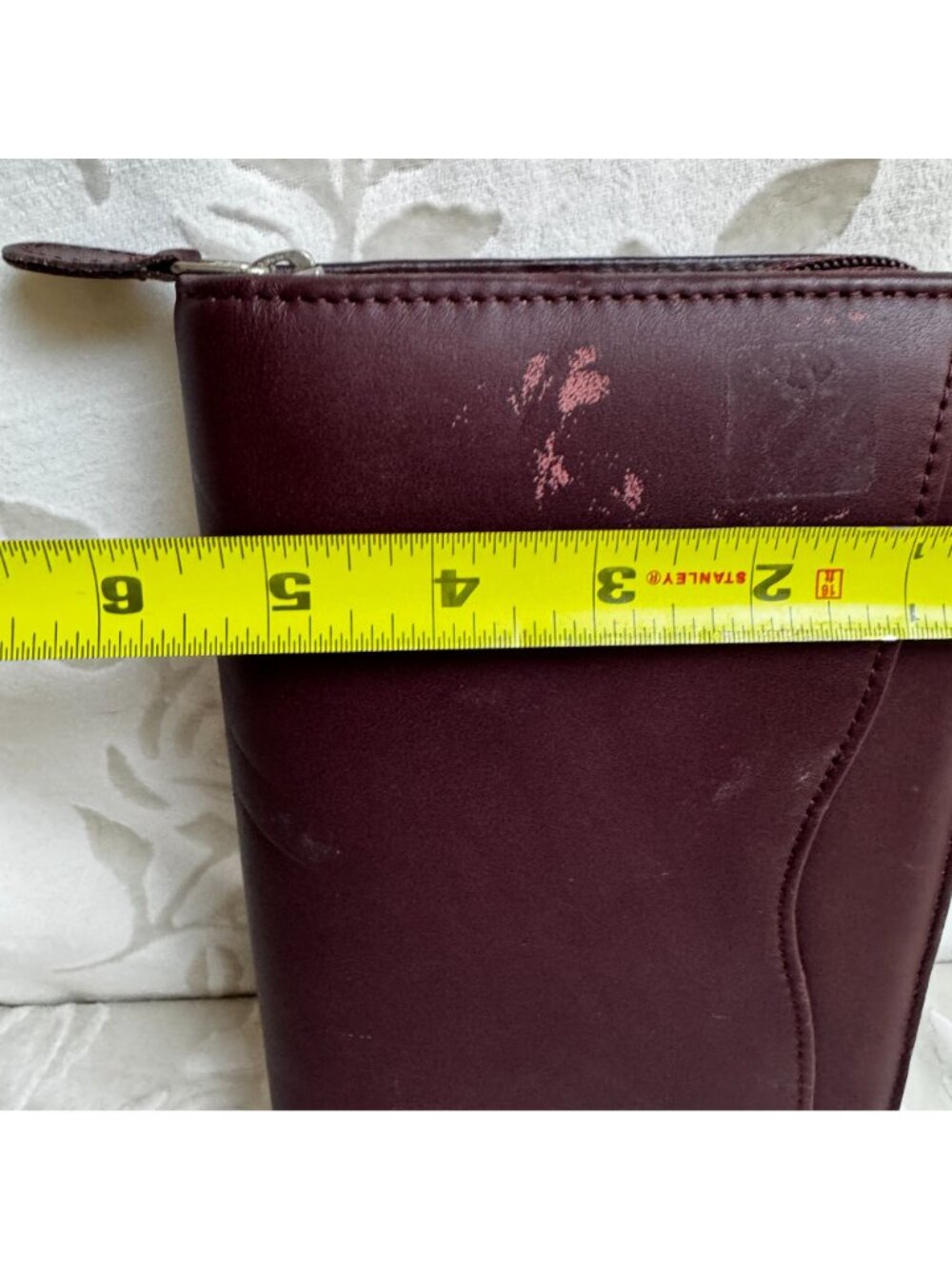 Vintage 1994 Day-Timer Leather Zip Planner Organizer With Inserts 6-Ring Binder - Picture 10 of 10